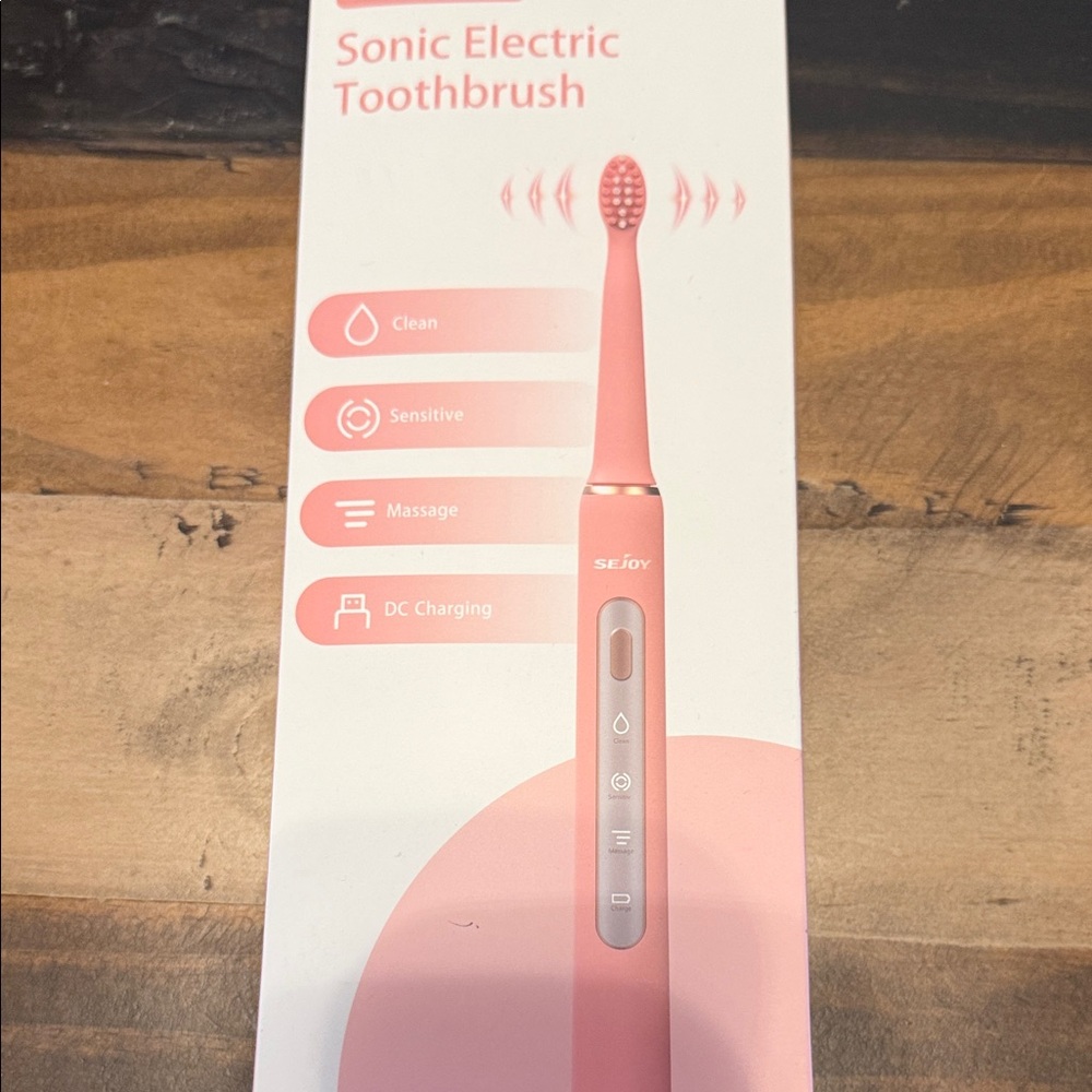Pink Sonic Electric Toothbrush